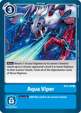 Aqua Viper : GREAT LEGEND - BT4-102 - Lockett Labs UK