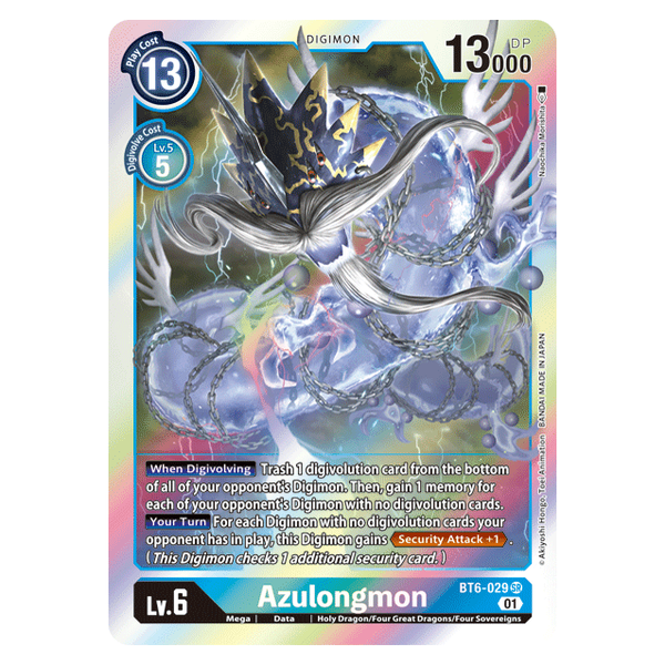 Azulongmon : DOUBLE DIAMOND (SR) - BT6-029