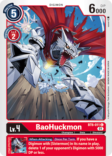 BaoHuckmon : DOUBLE DIAMOND - BT6-011 - Lockett Labs UK