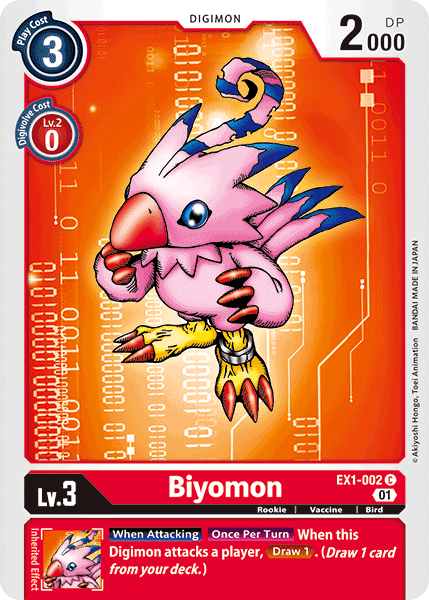 Biyomon : CLASSIC COLLECTION - EX1-002 - Lockett Labs UK