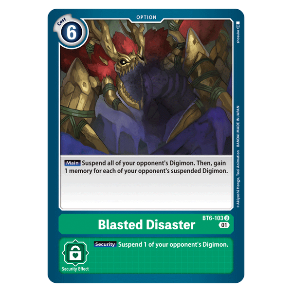 Blasted Disaster : DOUBLE DIAMOND -BT6-103
