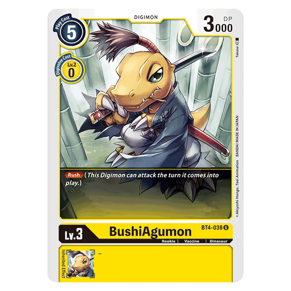 BushiAgumon : GREAT LEGEND - BT4-038