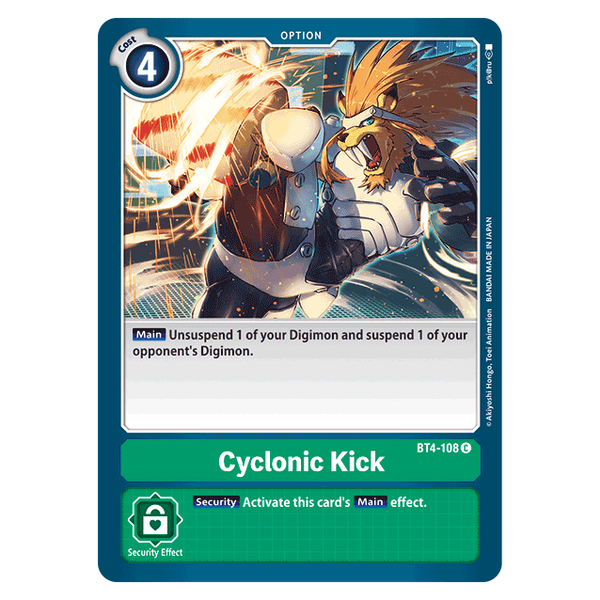 Cyclonic Kick : GREAT LEGEND - BT4-108