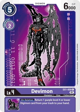 Devimon : CLASSIC COLLECTION - EX1-058 - Lockett Labs UK