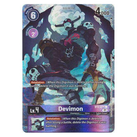 Devimon :  DOUBLE DIAMOND (Alternate art) (Sealed) - BT6 BT2-074