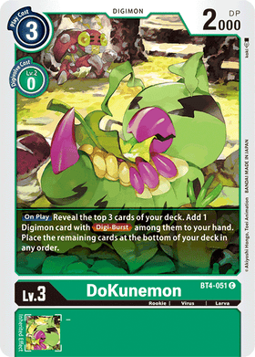 DoKunemon : GREAT LEGEND - BT4-051 - Lockett Labs UK
