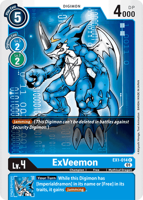ExVeemon : CLASSIC COLLECTION - EX1-014 - Lockett Labs UK