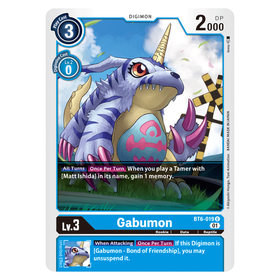 Gabumon : DOUBLE DIAMOND - BT6-019