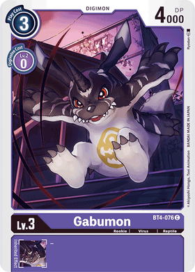 Gabumon : GREAT LEGEND - BT4-076 - Lockett Labs UK