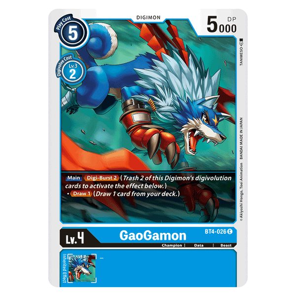 GaoGamon : GREAT LEGEND - BT4-026