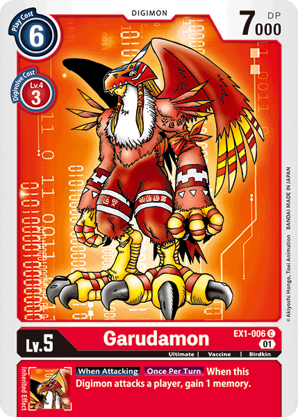 Garudamon : CLASSIC COLLECTION - EX1-006 - Lockett Labs UK