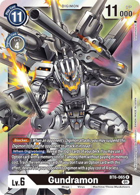 Gundramon : DOUBLE DIAMOND (R) - BT6-065 - Lockett Labs UK