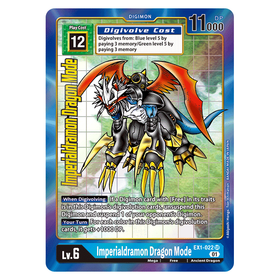 Imperialdramon Dragon Mode : CLASSIC COLLECTION (SR) (Alternative Art) - EX1-022