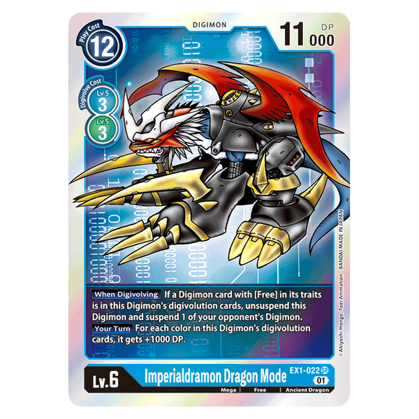 Imperialdramon Dragon Mode : CLASSIC COLLECTION (SR) - EX1-022
