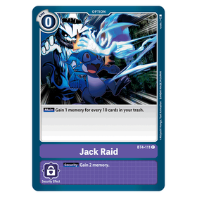 Jack Raid : GREAT LEGEND - BT4-111