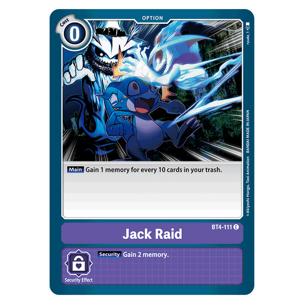 Jack Raid : GREAT LEGEND - BT4-111