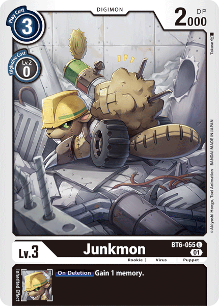 Junkmon : DOUBLE DIAMOND - BT6-055 - Lockett Labs UK