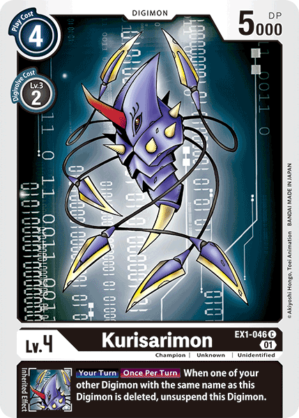Kurisarimon : CLASSIC COLLECTION - EX1-046 - Lockett Labs UK