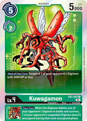 Kuwagamon : CLASSIC COLLECTION (R) - EX1-037 - Lockett Labs UK