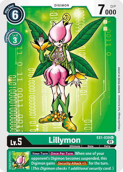 Lillymon : CLASSIC COLLECTION - EX1-039 - Lockett Labs UK