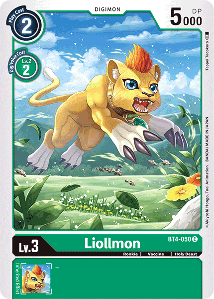 Liollmon : GREAT LEGEND - BT4-050 - Lockett Labs UK