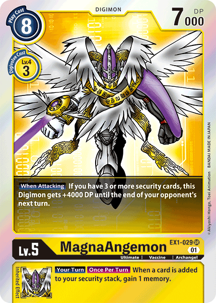 MagnaAngemon : CLASSIC COLLECTION (SR) - EX1-029 - Lockett Labs UK