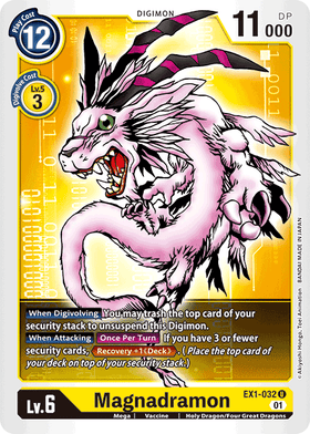 Magnadramon : CLASSIC COLLECTION - EX1-032 - Lockett Labs UK
