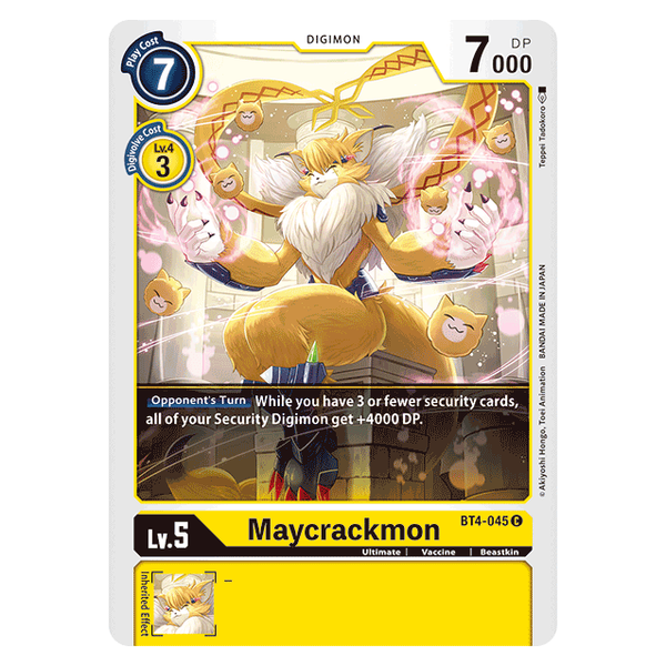 Maycrackmon : GREAT LEGEND - BT4-045