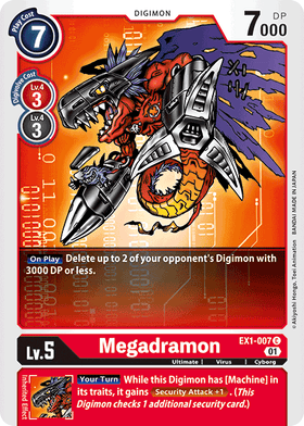 Megadramon : CLASSIC COLLECTION - EX1-007