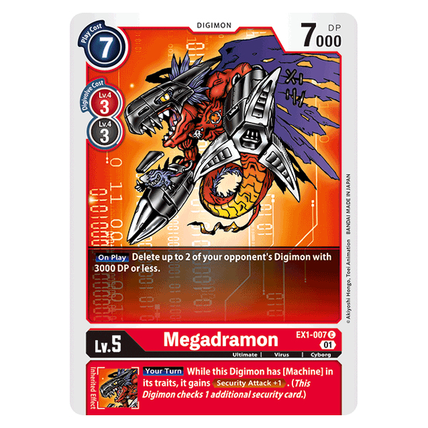Megadramon : CLASSIC COLLECTION - EX1-007