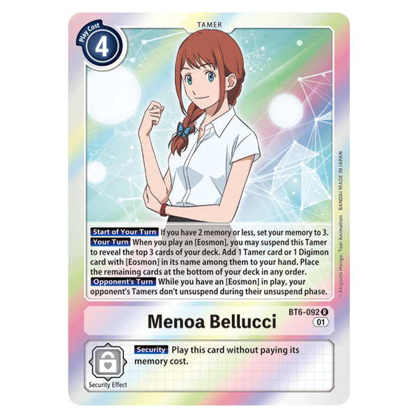 Menoa Bellucci : DOUBLE DIAMOND (R) - BT6-092