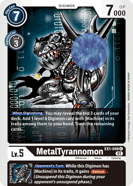 MetalTyrannomon : CLASSIC COLLECTION - EX1-049 - Lockett Labs UK
