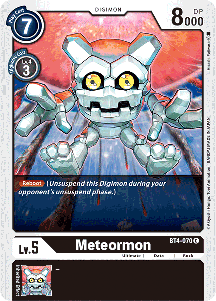 Meteormon : GREAT LEGEND - BT4-070 - Lockett Labs UK