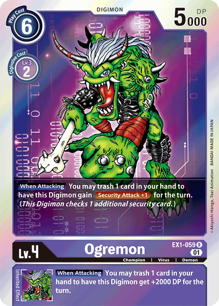 Ogremon : CLASSIC COLLECTION (R) - EX1-059 - Lockett Labs UK