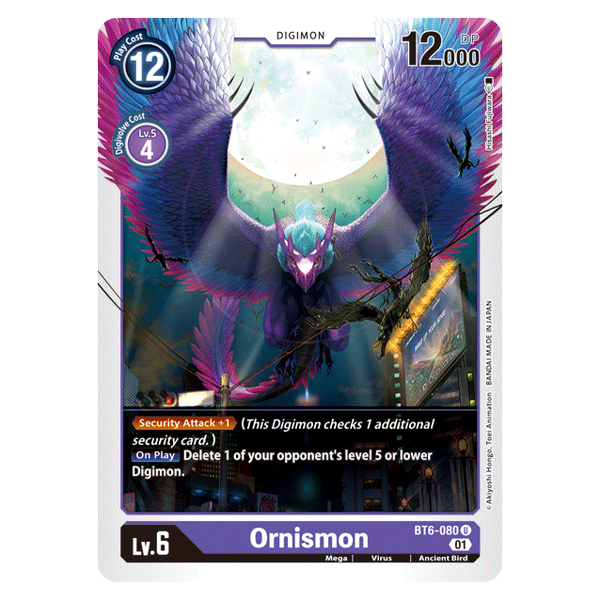 Ornismon : DOUBLE DIAMOND - BT6-080