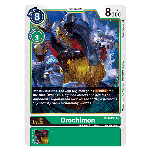 Orochimon : GREAT LEGEND (R) - BT4-058