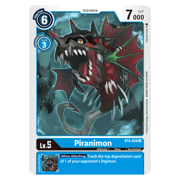 Piranimon : GREAT LEGEND - BT4-028
