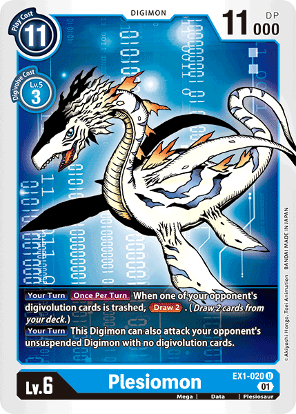 Plesiomon : CLASSIC COLLECTION - EX1-020 - Lockett Labs UK