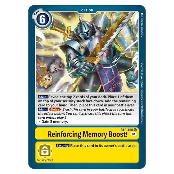 Reinforcing Memory Boost! : DOUBLE DIAMOND - BT6-100