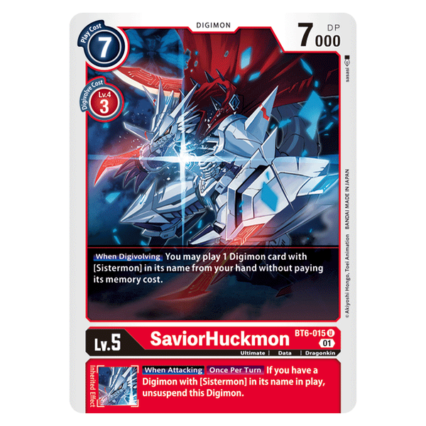 SaviorHuckmon : DOUBLE DIAMOND - BT6-015