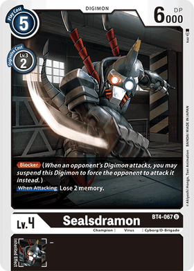 Sealsdramon : GREAT LEGEND - BT4-067 - Lockett Labs UK