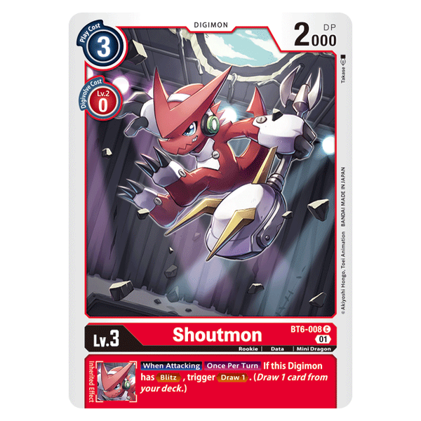Shoutmon : DOUBLE DIAMOND - BT6-008