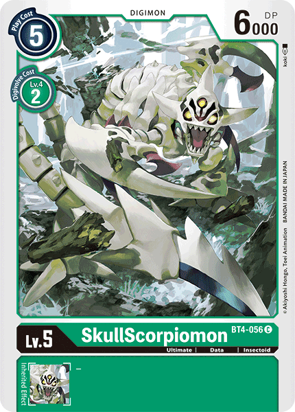 SkullScorpiomon : GREAT LEGEND - BT4-056 - Lockett Labs UK