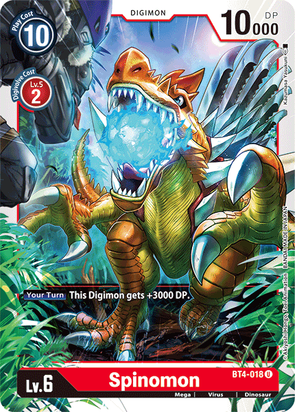 Spinomon : GREAT LEGEND - BT4-018 - Lockett Labs UK