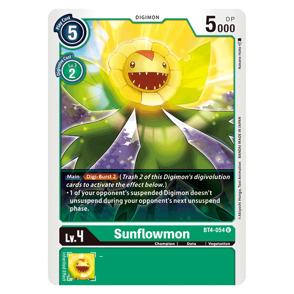 Sunflowmon : GREAT LEGEND - BT4-054