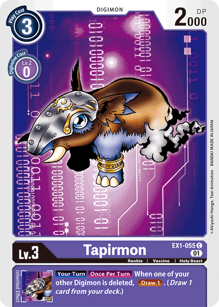 Tapirmon : CLASSIC COLLECTION - EX1-055 - Lockett Labs UK