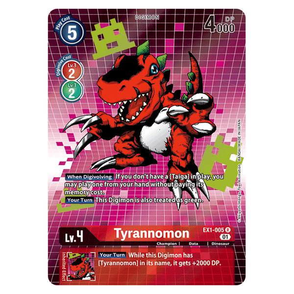 Tyrannomon : CLASSIC COLLECTION (R) (Alternative Art) - EX1-005