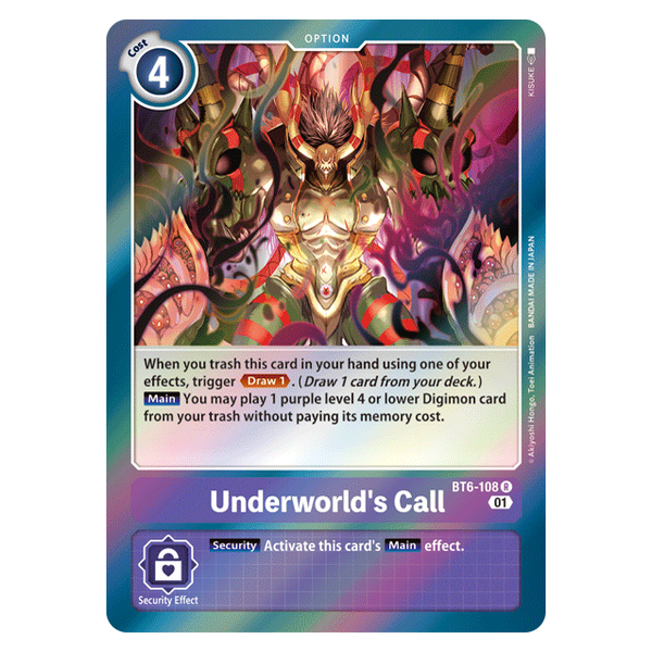 Underworld's Call : DOUBLE DIAMOND (R) - BT6-108