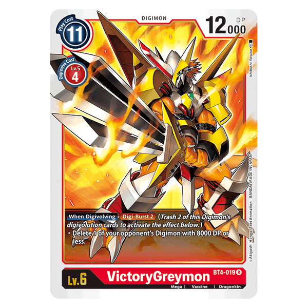 VictoryGreymon : GREAT LEGEND (R) - BT4-019