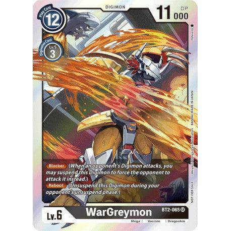 WarGreymon : CLASSIC COLLECTION (Box Topper) (Alternate art) (SR) - BT2-065 - Lockett Labs UK